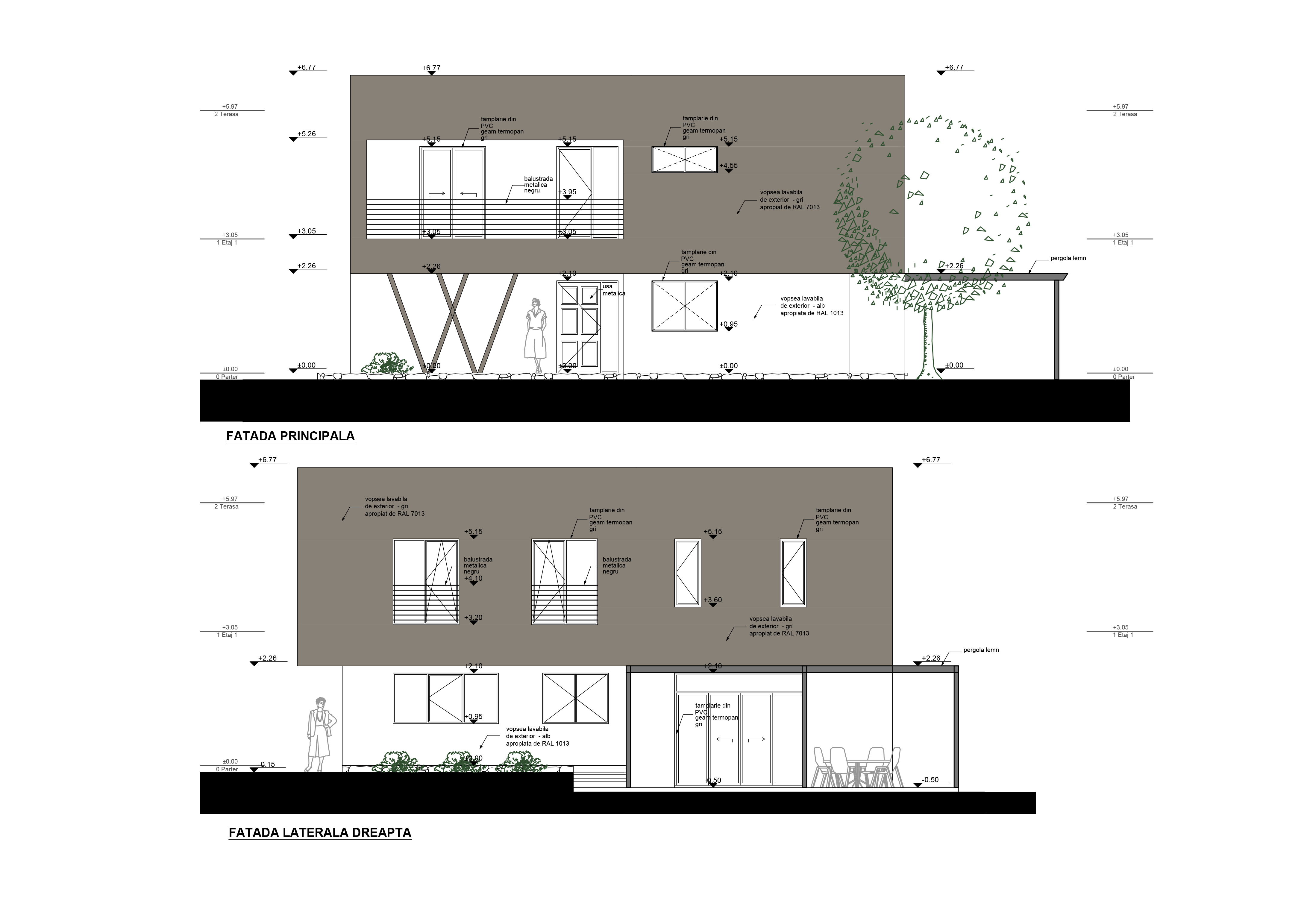 Locuinta unifamiliala - desene tehnice - 173